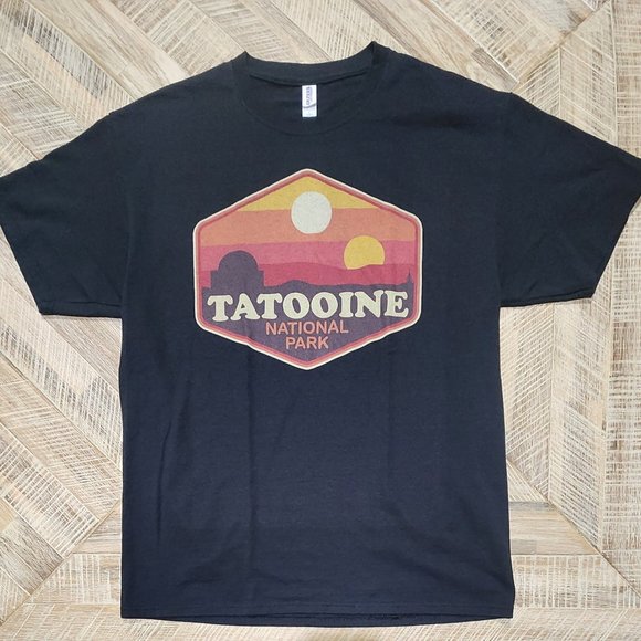 Jerzees Other - Tatooine National Park Star Wars Short Sleeve Tee Men's L